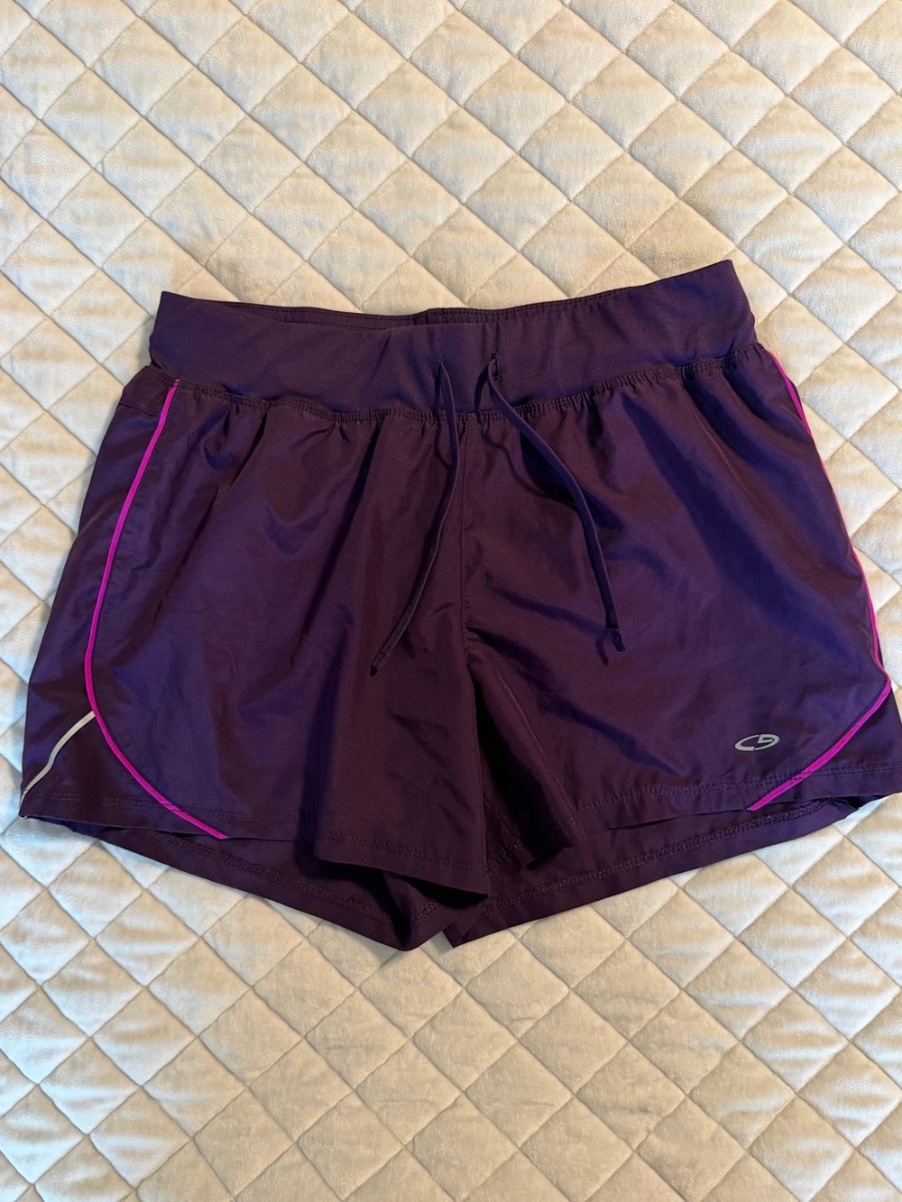 Champion purple athletic shorts - size medium